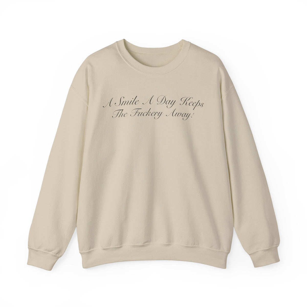 “Smile a day” Classy Crewneck Sweatshirt