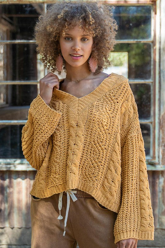 Twisted in Love - Knit Sweater