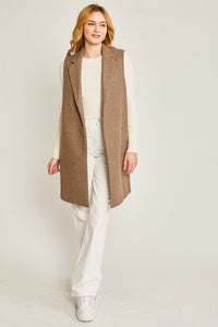 Classic Girl Fleece Long Line Vest