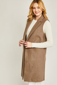 Classic Girl Fleece Long Line Vest