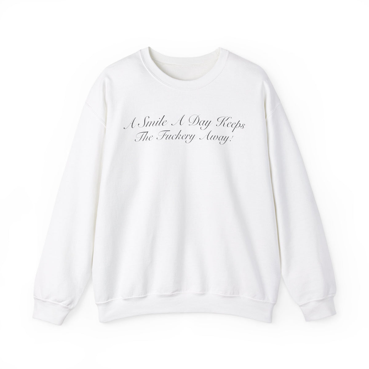 “Smile a day” Classy Crewneck Sweatshirt