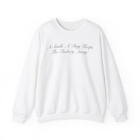 “Smile a day” Classy Crewneck Sweatshirt