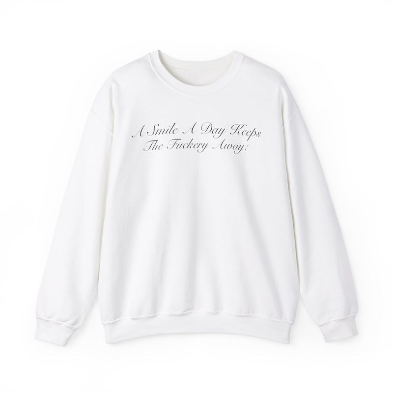 “Smile a day” Classy Crewneck Sweatshirt