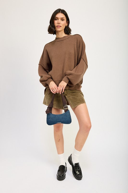 Sweet Thing - Over Fitted Sweater Top