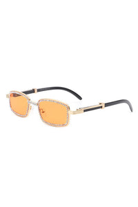 Rectangle Retro Vintage Square Sunglasses