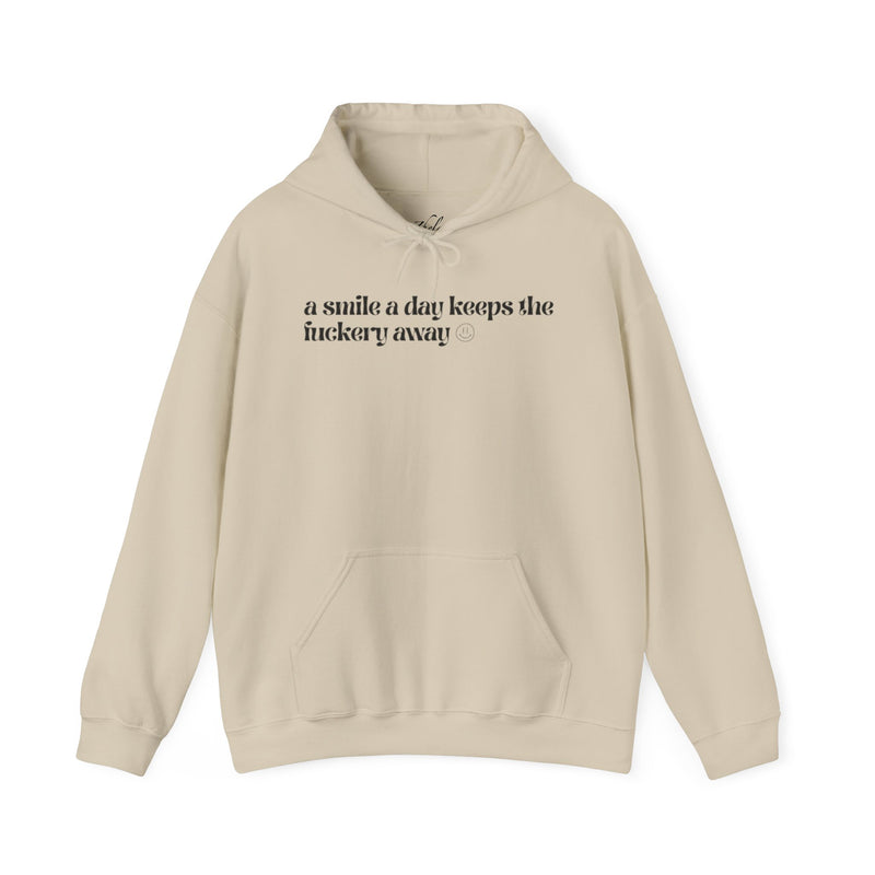 "a smile a day" Hooded Sweatshirt