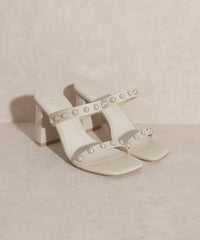 Victoria Pearl Strap Heel