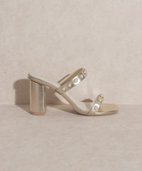 Victoria Pearl Strap Heel