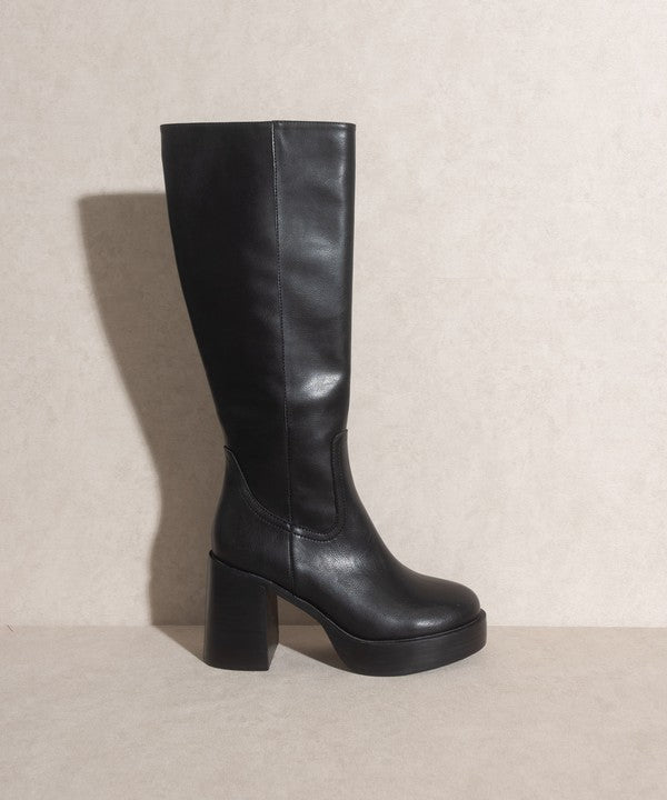 Midnight Love - Platform Knee-High Boots