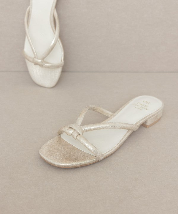 "What A Day" Delicate Knotted Flat Sandal