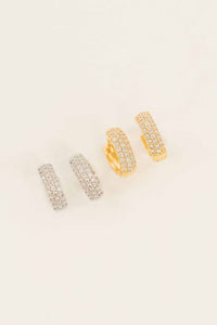 Luxe Huggie Hoop Earrings