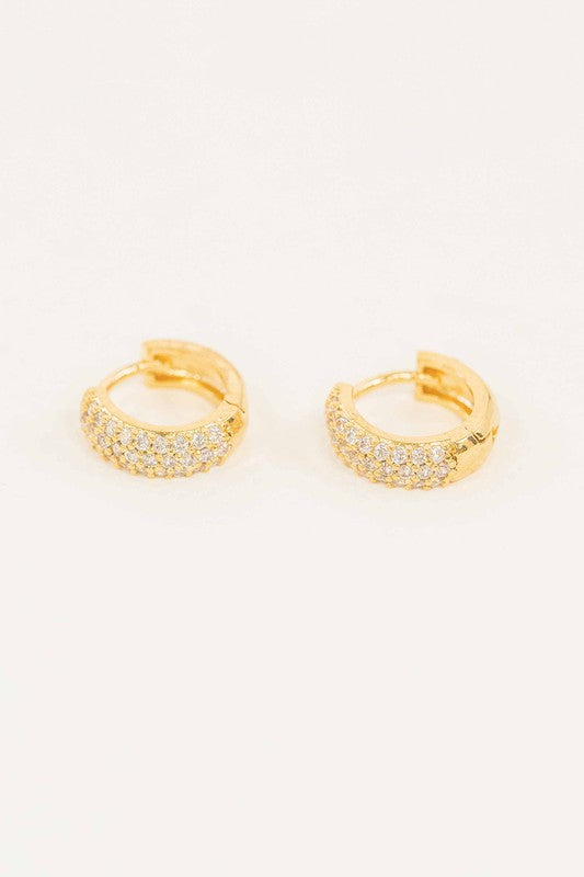 Luxe Huggie Hoop Earrings