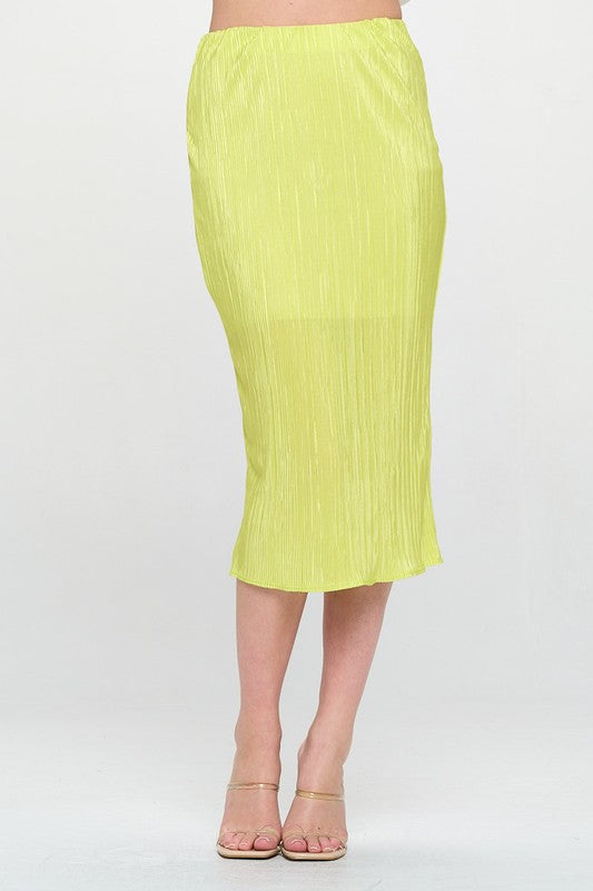 "Neon Bliss" Midi Skirt