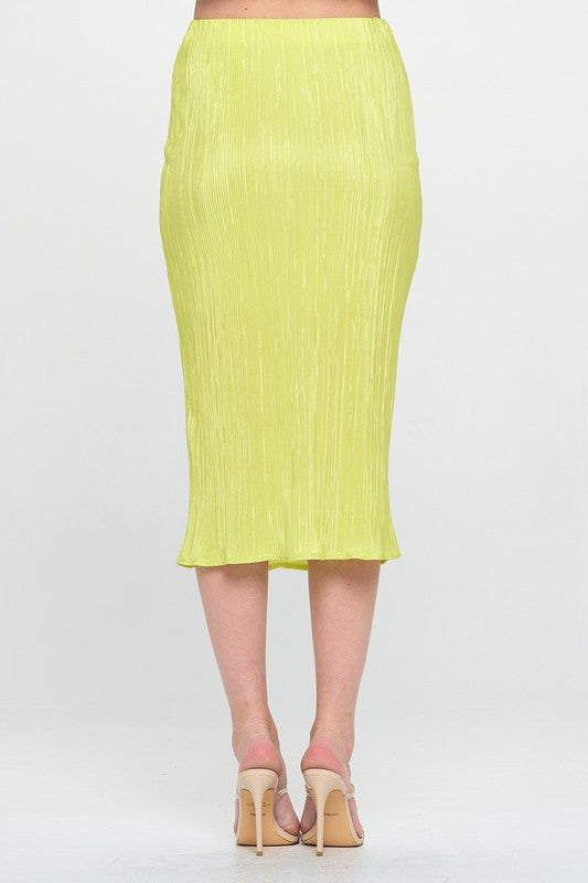 "Neon Bliss" Midi Skirt