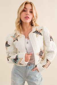 "Star Girl" Padded Western Jacket