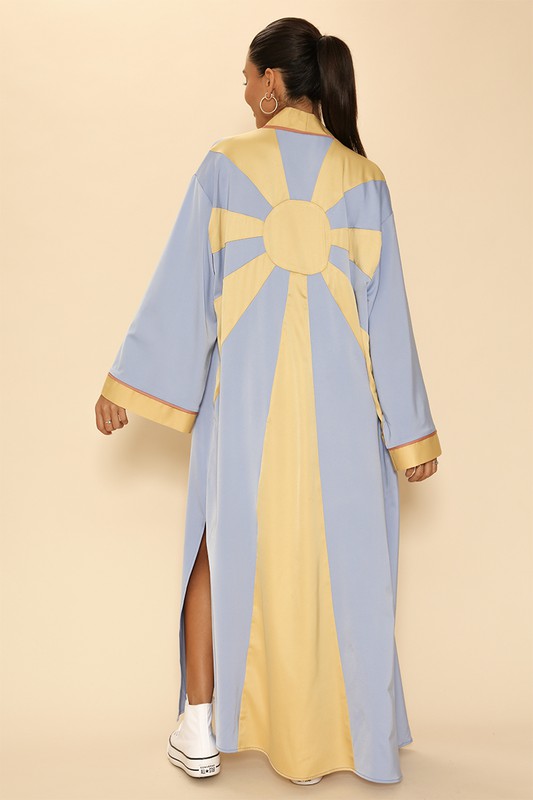 "Sunburst" kimono Robe