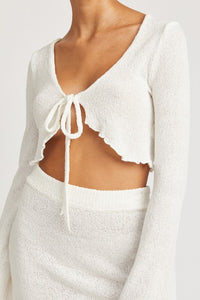 "Airy Essence" Beach Crop Top