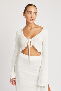 "Airy Essence" Beach Crop Top