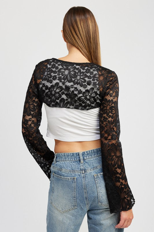 "Delicate Lover" Lace Tee