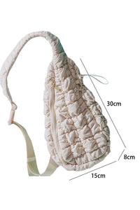 Quilted Drawstring jennie sling bag