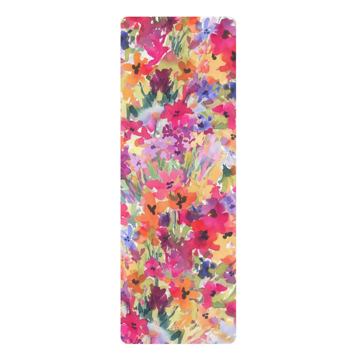 “Floral Bliss Yoga Mat” 🌸