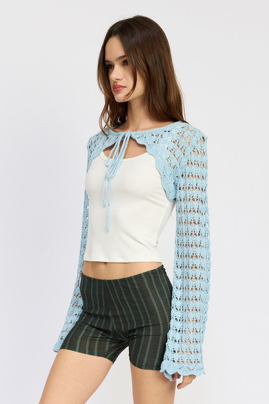 "Blue Lover" Crochet Top