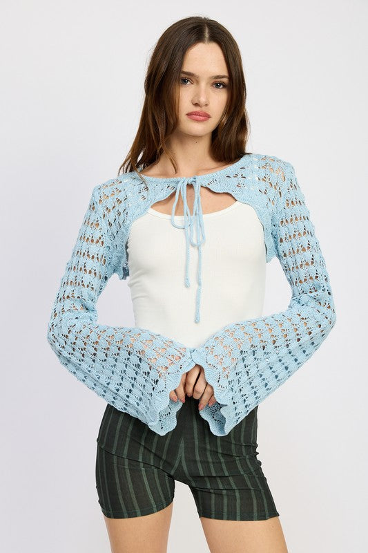 "Blue Lover" Crochet Top