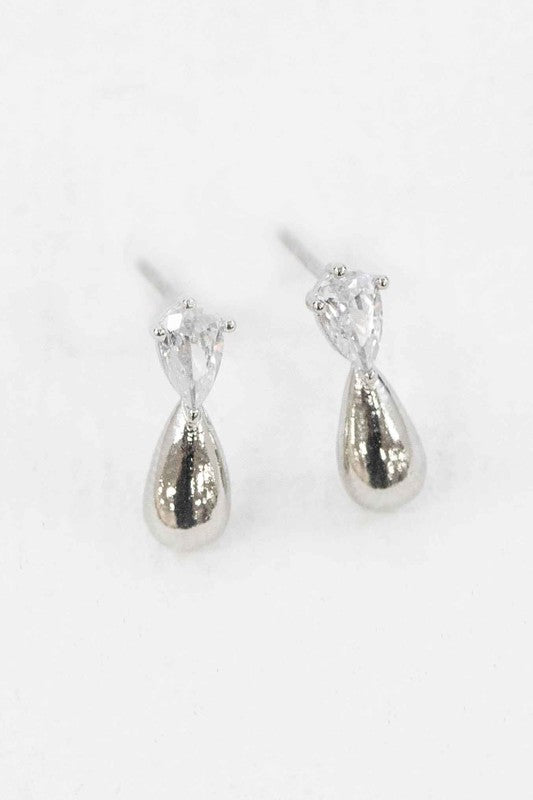 Droplet Stone Earrings