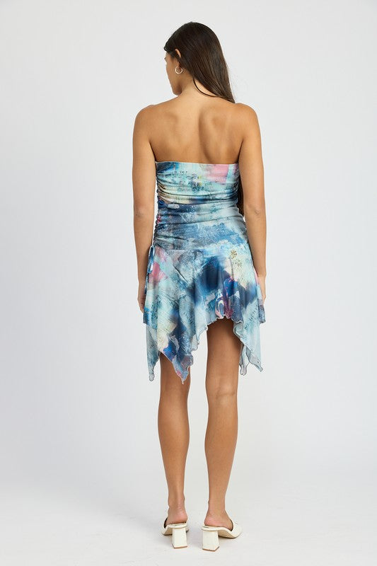 "Tie Dye Girl" Tube Dress