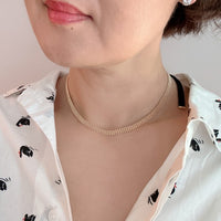 Bow Tie Darling Golden Choker Necklace