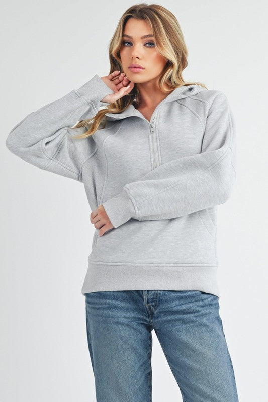 Long Drea Half-Zip Hoodie