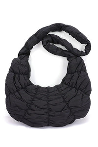 Quilted Puffer Oversize Hobo Bag