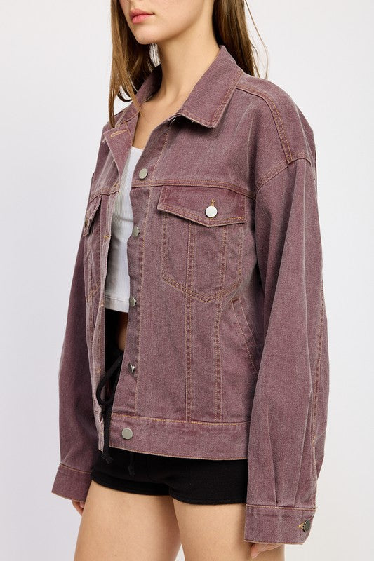 Denim Dreamer Oversized Jacket