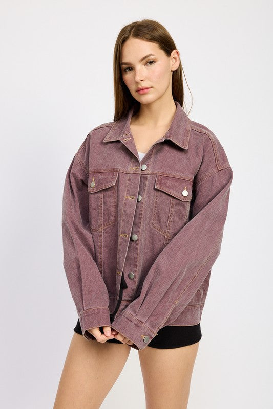 Denim Dreamer Oversized Jacket