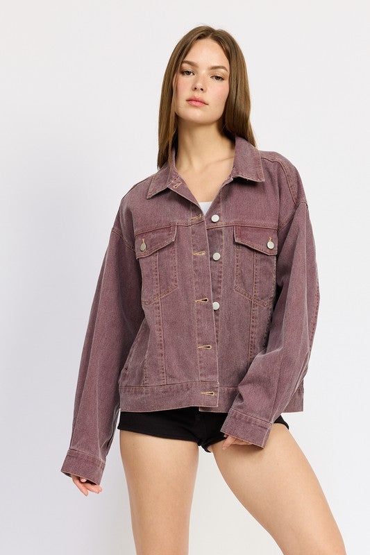 Denim Dreamer Oversized Jacket