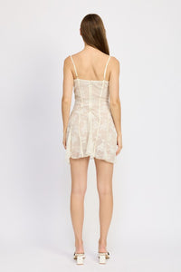 "When in Doubt, Wear White" Lace Mini Dress