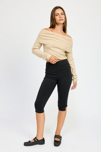 "Off-Duty Luxe" Top