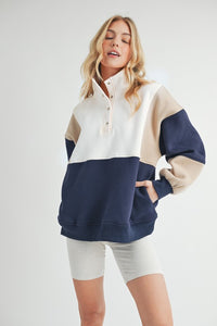 Glo Colorblock Pullover