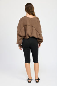 In Love With Fall Oversized Shrug Cardigan