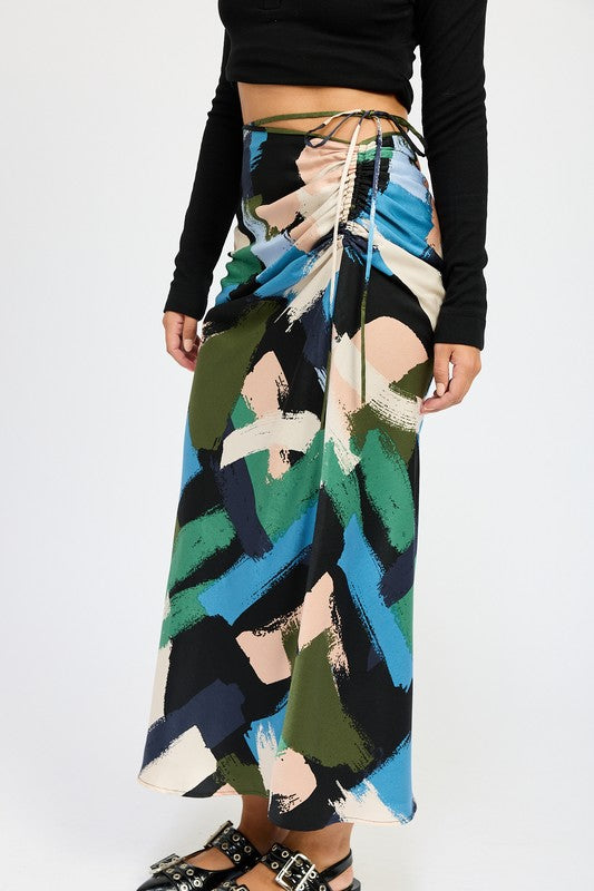 "Whimsical Wrap" Midi Skirt