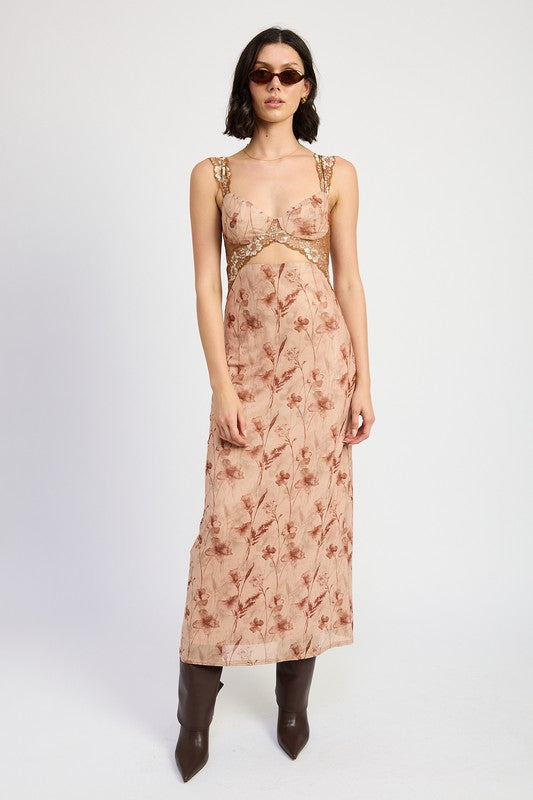 Fall In Love With her Lace Maxi Dress