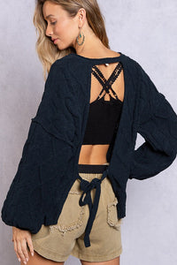 Ohh What a Dream - V-Neck Sweater with Chain Detail