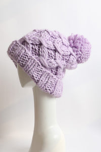 Chunky Knit Pom Beanie