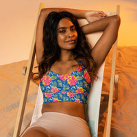 "Tropical Breeze" Sports bra