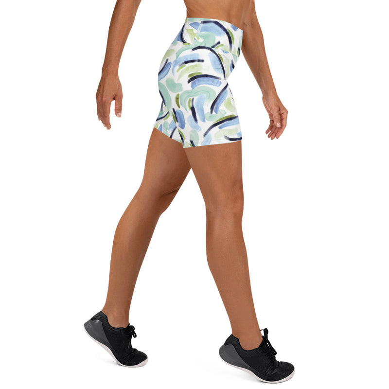 "Abstract" Yoga Shorts