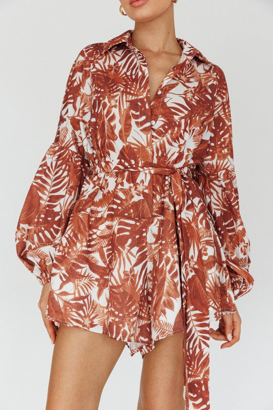 "Tropical Tango" Romper