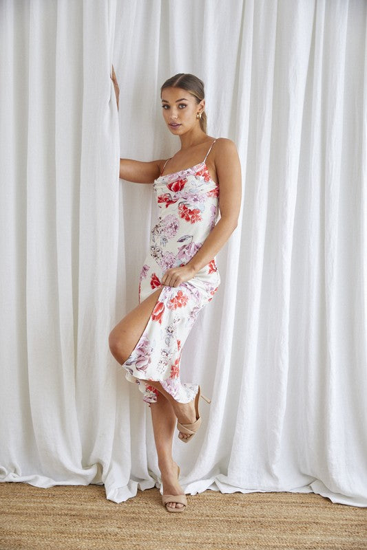 "Floral Fun" Slip Dress